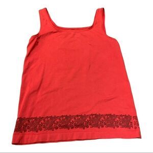 Soma Red Stretchy Tank Top Medium